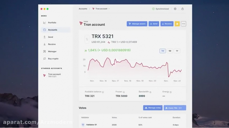آموزش-استیک-کردن-ترون-trx-در-ledger