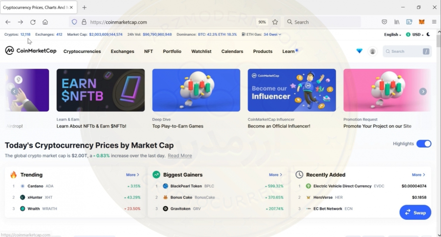 آموزش-کامل-سایت-coinmarketcap