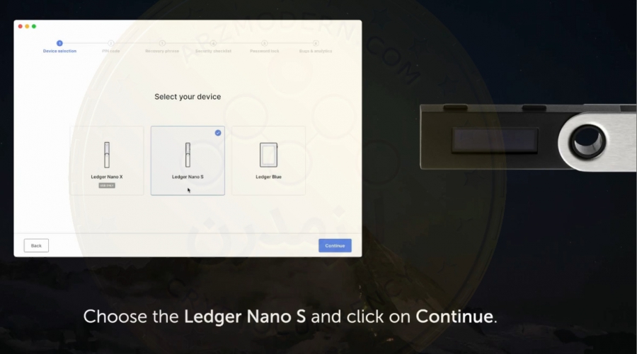 آموزش-گام-به-گام-راه-اندازی-کیف-پول-لجر-ledger-nano-s
