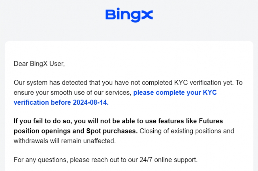 احراز-هویت-اجباری-صرافی-bingx