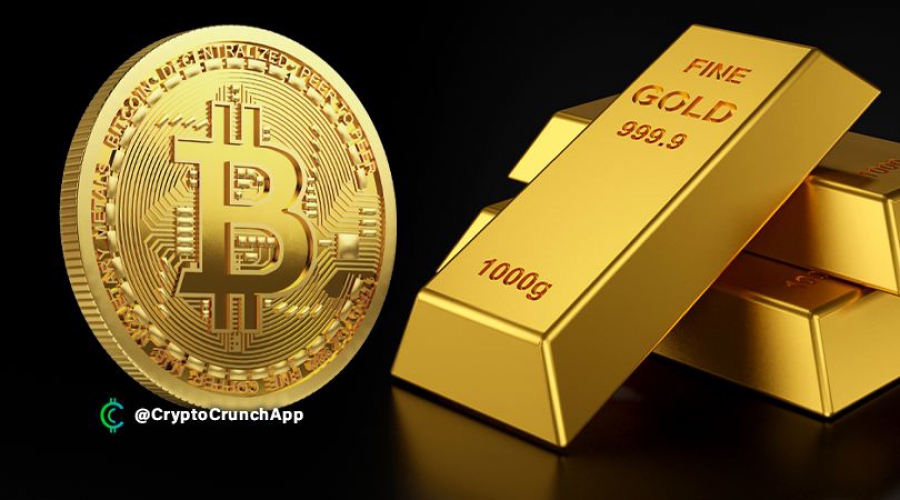 ارتباط-بیت-کوین-با-طلا-نشان-می-کند-که-مى-تواند-دارايى-امن-باشد