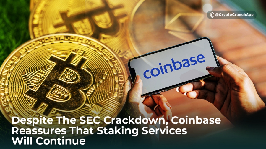 با-وجود-سرکوب،-كوين-بيس-توسط-sec،-اين-صرافى-اطمینان-می-دهد-که-خدمات-staking-خود-را-ادامه-مى-دهد