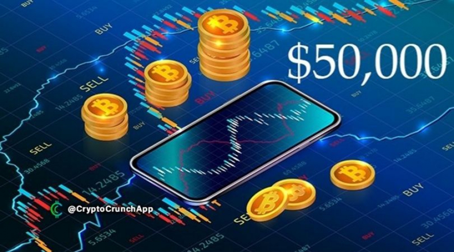 بیت-کوین-با-سقف-جدید-و-بالاترین-قیمت-به-50،000-دلار-رسید