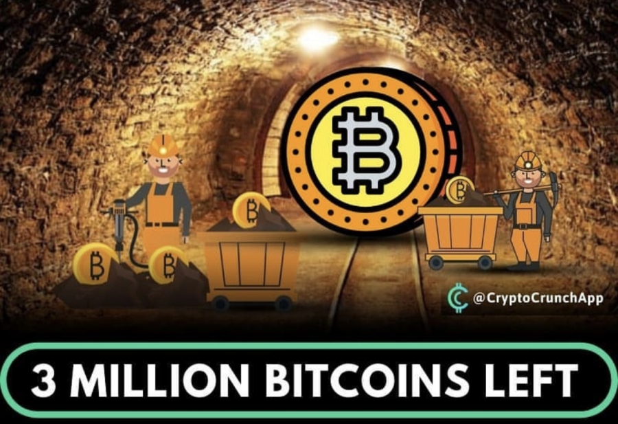 تنها-٣-ميليون-بيتكوين-باقيمانده-است