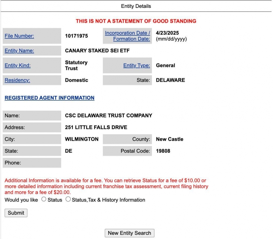 ثبت-etf-استیک‌شده-sei-توسط-canary-capital-در-دلاور