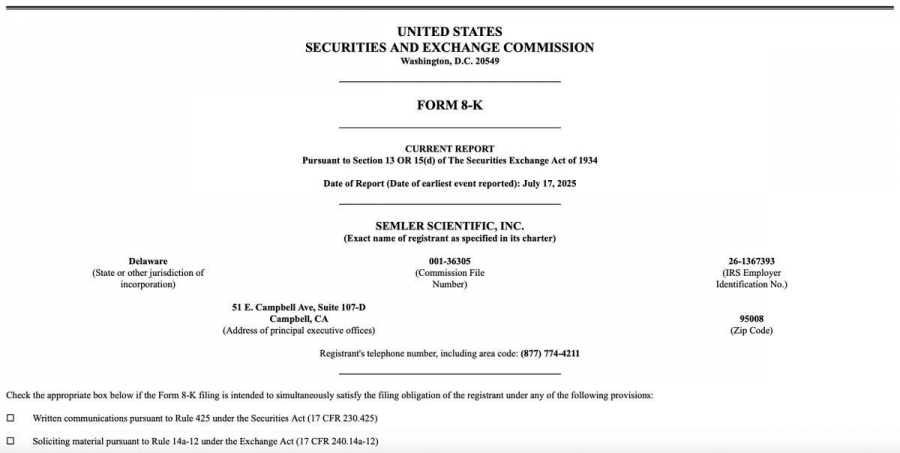 خرید-جدید-بیت‌کوین-توسط-semler-scientific