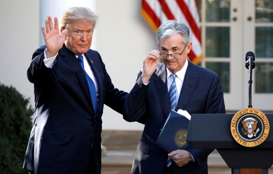 دیدار-رئیس‌جمهور-ترامپ-با-جروم-پاول-در-کاخ-سفید