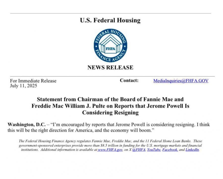 رئیس-fhfa-استعفای-پاول-به-نفع-آمریکاست-و-اقتصاد-را-شکوفا-می‌کند