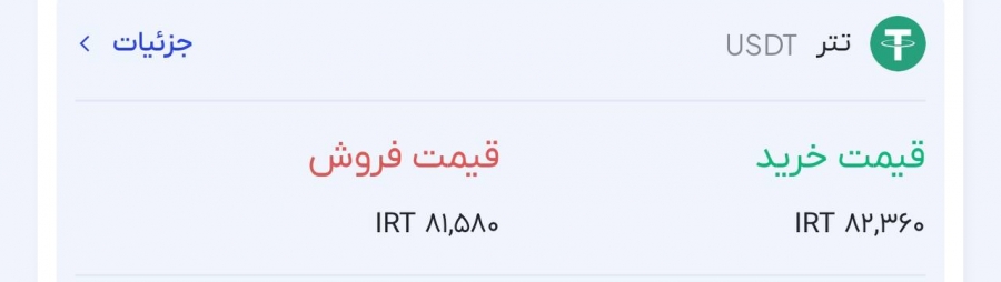 سقوط-ادامه‌دار-قیمت-تتر؛-ورود-به-کانال-۸۱-هزار-تومان