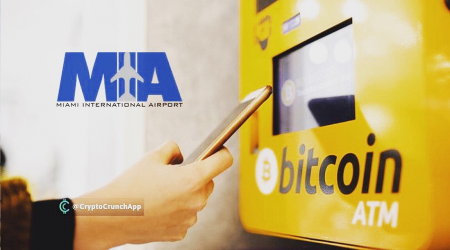 فرودگاه-میامی-اولین-دستگاه-خودپرداز-بیت-کوین-btc-را-نصب-كرد
