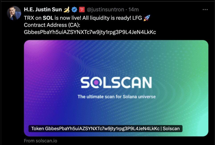 فعال-شدن-ترون-trx-روی-بلاک‌چین-سولانا
