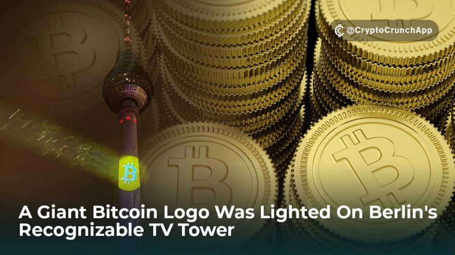 لوگوی-غول-پیکر-بیت-کوین-در-برج-تلویزیونی-برلین-روشن-شد