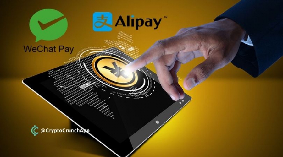 یوان-دیجیتال-با-wechat-و-alipay-همکاری-می‌کند